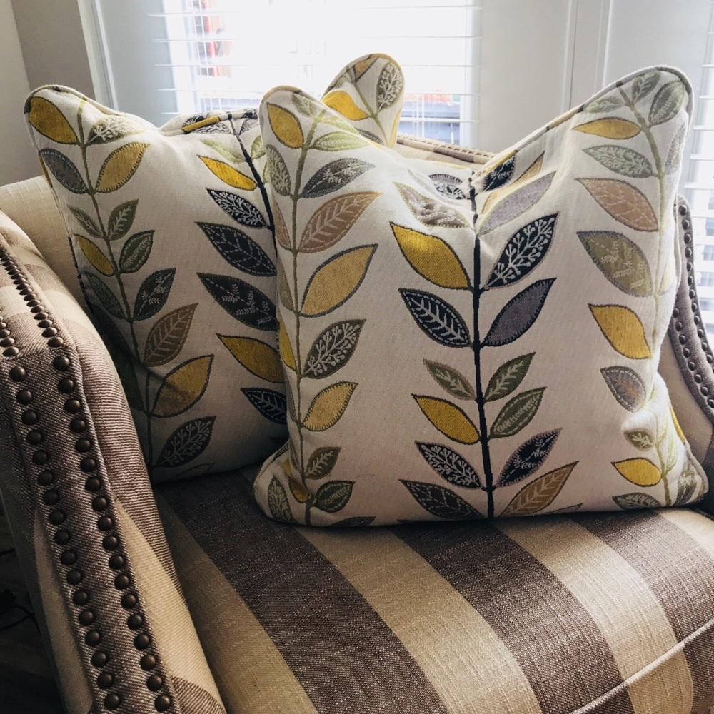 Decorative throw pillows (1 set)
